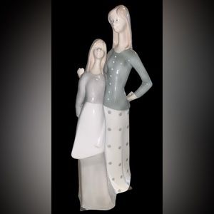 RARE Porcelain German Gräfenthal Figurine “Sisters”vintage GDR 11”